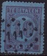 Puntstempel 111 (Veghel) Op 1870 Portzegels Groot Waardecijfer 10 Cent Violet Op Blauw Kamtanding 13¼ NVPH P 2 A - Postage Due