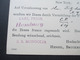USA 1921 GA Liebesgaben Vermittelt Durch Carl Prior Hamburg Mit Der S.S. Mongolia Nach Göttingen. Schiffspost - Covers & Documents