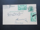 USA 1938 GA Mit 2 Zusatzfrankaturen Nr. 390 Chicago - Neuwied Schiffspost Mit S.S. Bremen - Briefe U. Dokumente