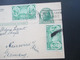 USA 1938 GA Mit 2 Zusatzfrankaturen Nr. 390 Chicago - Neuwied Schiffspost Mit S.S. Bremen - Brieven En Documenten