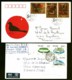 LOT 3 LETTRE CHINE POSTE AERIENNE 1989-91 JOLI TIMBRAGES + 1 LETTRE DU JAPON 1975 3 TIMBRES- 2 SCANS - Poste Aérienne