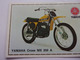 PANINI Super MOTO N°182 YAMAHA Cross MX 250 A - Edition Française