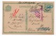 1917, WWI, HUNGARY, GYONGYOS, CENSORED, VIENNA, POW CARD TO HAAG, INTERNATIONAL HUMANITARIAN ORG. FOR WOUNDED AND POW - Postal Stationery