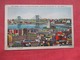 General View Of Delaware River Bridge  Camden   New Jersey >   Ref    3583 - Camden