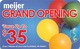 Meijer Gift Card - Grand Opening Savings Card - Gift Cards