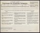 POTIRON - DINDE - THANKSGIVING - FEU - AMEUBLEMENT ETC / 1965 USA TELEGRAMME DE LUXE ILLUSTRE (ref WU3) - Vegetables