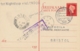 Nederland / UK - 1948 - 12,5 Cent Wilhelmina Type Hartz, Briefkaart G295, First Nightdesp Amsterdam - Bristol Via London - Posta Aerea