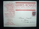 CP GUIDES ROUGES EDITIONS BANETON THIOLIER PARIS XIe Saison 1954 TP PREO ANJOU 4F - 1921-1960: Periodo Moderno