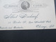 USA  Um 1889 Postkarte Gedruckter Empfänger Albert Stuckauf Carpenter And Contractor Chicago - Covers & Documents