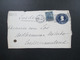 USA  1906 Vorderseite / Briefstück Nr. 142 Rechts Ungezähnt! An Die Baronin Von Loe Social Philately - Briefe U. Dokumente