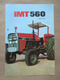 IMT 560 / 567 De Luxe Tractor Brochure,Prospect,Traktor,Industry Of Agricultural Machines,Tractors,Belgrade,Yugoslavia - Tractores