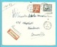 727+762 Op Brief Aangetekend Sterstempel (Relais) * GENTINNES * - 1948 Export