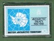 BRITISH ANTARCTIC TERRITORY • 1981 • ANTARCTIC TREATY • Unhinged Stamp, Silver Replica Stamp + First Day Cover - Gebraucht