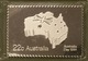 AUSTRALIA • 1981 • AUSTRALIA DAY • FLAG / MAP • Unhinged Stamp, Silver Replica Stamp + First Day Cover - Nuovi