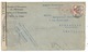 BLASON 4FR STRASBOURG LETTRE POSTE AUX ARMEES EN ROUGE 31.10.1945 + ENTETE + CENSURE GB1 RARE - Seepost