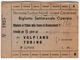 TRENO TRAIN FERROVIE TORINO NORD LINEA CANAVESE - BIGLIETTO TICKET SETTIMANALE OPERAIO 1945 VOLPIANO TORINO - Europa