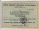 VENEZIA BIGLIETTO TESSERA TICKET NAVIGAZIONE LAGUNARE 22 MAGGIO 1938 - RADUNO MILITARI ARTIGLIERI - Europa