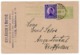 1922 YUGOSLAVIA, CROATIA, ZAGREB TO AUGUSTENTHAL, GERMANY, CHLADEK I SUTIC, STATIONERY CARD, USED - Postwaardestukken