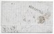 1843 - MARITIME - LETTRE De ILE MAURICE (MAURITIUS) RARE MARQUE COLONIES/&cART.12 SALLES 3003E => BORDEAUX - Poste Maritime