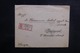 FINLANDE - Enveloppe En Recommandé De Helsinki Pour Budapest En 1922, Affranchissement Au Verso Plaisant - L 41805 - Covers & Documents