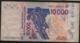 W.A.S. BENIN P218Bl 10000 Or 10.000 FRANCS (20)12  VF NO P.h. - Bénin