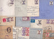 BRITISH INDIA RAJ POSTAGE INDE LOT OF 23 MAIL COVER STAMP ROYAL AIR FORCE RAF CENSOR WW2 LETTER ENVELOPE ACTIVE SERVICE - 1936-47 Roi Georges VI