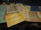 6 Document,carte Ravitaillement,livret De Caisse D'epargne Et Divers,pour Debarrasser ,lot 454 - Historical Documents