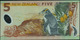 NEW ZEALAND - 5 Dollars 2005 {sign. Bollard} {Polymer} UNC P.185 B - Nieuw-Zeeland