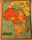 Rare Très Ancien Puzzle En Bois AFRIQUE 20 Pièces GB Et Cie NK Atlas Paris Années 50? - Puzzles