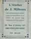 Bruxelles - Calendrier Motocycliste 1928 - J. Milhoux (Ateliers /  Autos, Motos ) - Petit Format : 1921-40