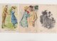 Lot De 10 Cartes Fantaisie Dessinées / Couples - Koppels