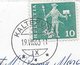 (RECTO / VERSO) BERGBAN BAD RAGAZ - PIZ SOL EN 1963 - BEAU CACHET ET TIMBRE - FORMAT CPA VOYAGEE - Autres & Non Classés