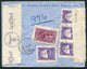 1942 Afghanistan Registered Censor Cover Kaboul - Rueti Switzerland - Afghanistan