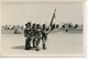 1501. PHOTO FORMAT CPA. 6è REGIMENT DE TIRAILLEURS SENEGALAIS LE DRAPEAU DU BATAILLON DAKAR 1936 - Guerra, Militares