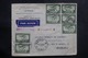 CONGO BELGE - Enveloppe De Matadi Pour La Belgique En 1947 Par Avion , Affranchissement Plaisant Recto/ Verso - L 42113 - Briefe U. Dokumente