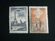 Brazil, 1951 Santos Dumont's Flight Around The Eiffel Tower Scott #713-714 MNH Cv. 3,60$ - Nuevos