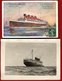 ** CARTES  FRENCH - LINE  S. S.  FRANCE ** - Paquebots