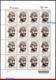 Ref. BR-V2018-072F BRAZIL 2018 FAMOUS PEOPLE, 150 YEARS OF MAHATMA, GANDHI BIRTH, SHEET MNH 16V - Mahatma Gandhi