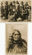 Set Of 4 Real Photo Size 6,5/9 Cms Maori Beauties Kissing Chieftainess - Nouvelle-Zélande