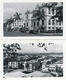 Real Photo Set Of 13 Size 11,5/ 7 Cms American Cars , Views , Buildings Complete Set Flatau - Panama