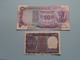 1 Rupee ( 65V 8J0584 ) & 50 Rupees ( OCV938898 ) Reserve Bank Of INDIA ( For Grade, Please See Photo ) ! - India