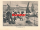 1192 L. Gros Bretagne Sardinenfischer Boote Fischerei Druck 1913 !! - Sonstige & Ohne Zuordnung