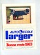 Calendrier 1983 Auto Ecole Larger Kingersheim - Petit Format : 1981-90