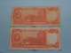 2 X 50 Cincuenta BOLIVARES ( 1995 ) Banco Central De Venezuela ( For Grade, Please See Photo ) ! - Venezuela