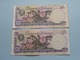 2 X 500 Quinientos BOLIVARES ( 1990 & 1998 ) Banco Central De Venezuela ( For Grade, Please See Photo ) ! - Venezuela