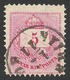 Hungary, 5 K. 1881, Sc # 20, Mi # 23A, Used. - Used Stamps