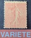 R1615/904 - 1903 - TYPE SEMEUSE - N°129 NEUF** - VARIETE ➤➤➤ Impression RECTO-VERSO - Ungebraucht