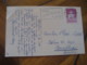 NAKSKOV 1961 To Barcelona Spain Stamp On Post Card DENMARK - Lettres & Documents