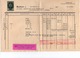 11.03.1941 YUGOSLAVIA, SLOVENIA, MARIBOR, J HUTTER IN DRAG, TREAD MAKING INVOICE ON A LETTERHEAD, 5 DIN REVENUE  STAMP - Other & Unclassified