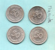 Republique Democratique 4 Pieces 50 Pennig 1949-66-74 Correct - 50 Pfennig